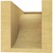 Ekena Millwork 5"W x 10"D x 5"H Wide Del Monte Rough Cedar Woodgrain TimberThane Corbel, Primed Tan CORUR05X10X05DELRCPR - alternate 4